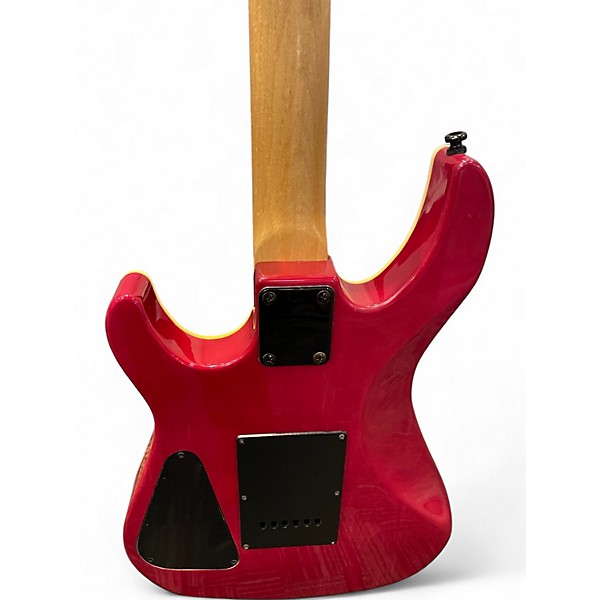 Used Hamer CX Series HSH Transparent Red Solid Body Electric Guitar