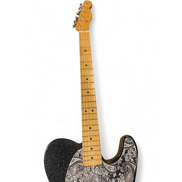 Used Fender brad paisley esquire road worn telecaster black sparkle Solid Body Electric Guitar
