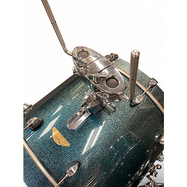 Used SPL 4 Piece Velocity Metallic Blue Drum Kit