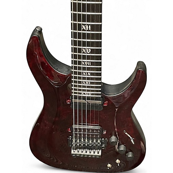 Used Schecter Guitar Research C7 APOCALYPSE FSR1 RED REIGN Solid Body Electric Guitar