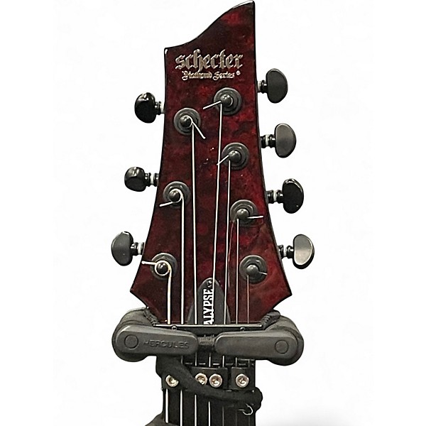 Used Schecter Guitar Research C7 APOCALYPSE FSR1 RED REIGN Solid Body Electric Guitar