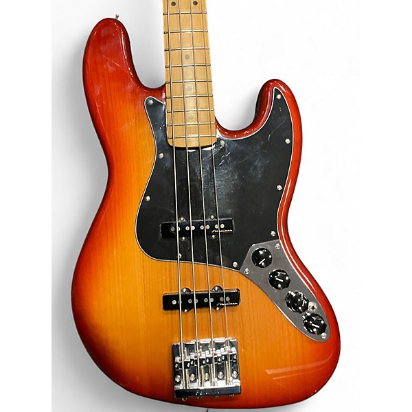 Used Fender Player Plus Jass Bass Sienna Sunburst Electric Bass Guitar