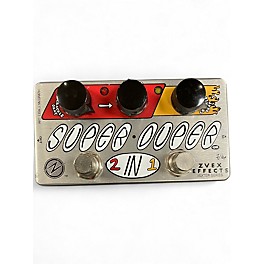 Used ZVEX Vexter Super Duper 2 In 1 Overdrive Effect Pedal