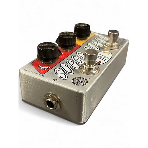 Used ZVEX Vexter Super Duper 2 In 1 Overdrive Effect Pedal