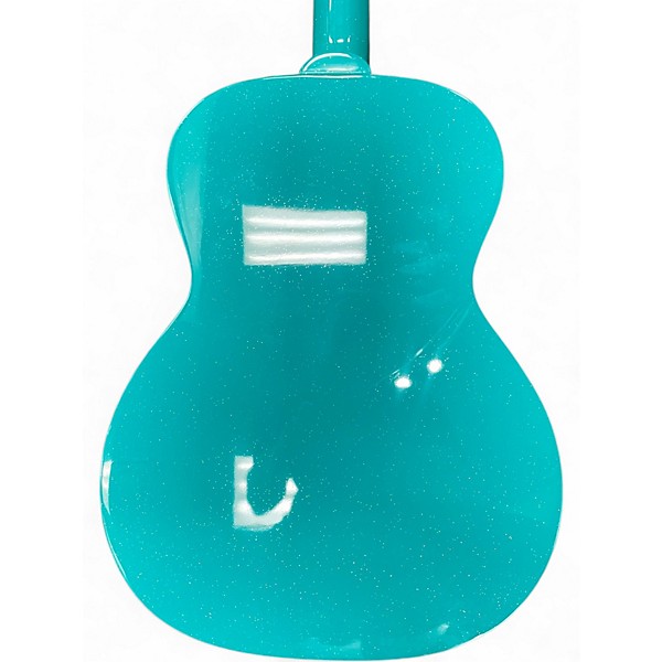 Used Luna AR BOR TEAL GLITTER TEAL Acoustic Guitar