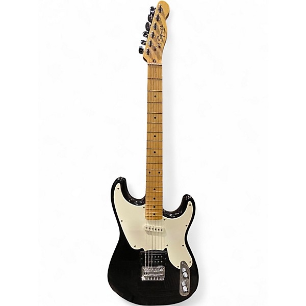 Used Squier 51 Black and White Solid Body Electric Guitar