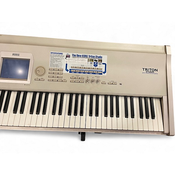 Used KORG Triton Studio 88 Key Keyboard Workstation