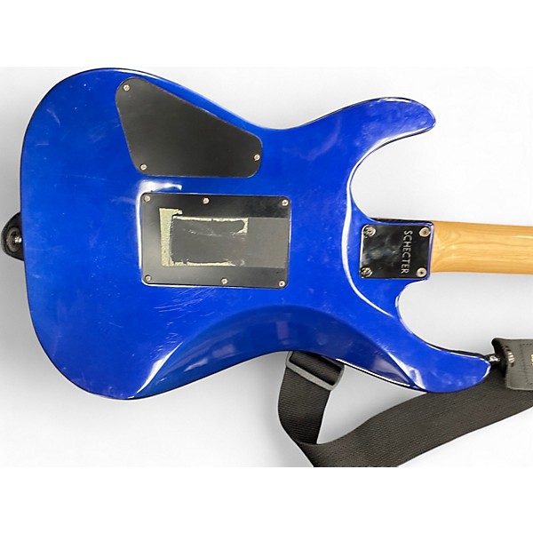 Used Schecter Guitar Research C1 DIAMOND SERIES FLOYD Blue Solid Body Electric Guitar