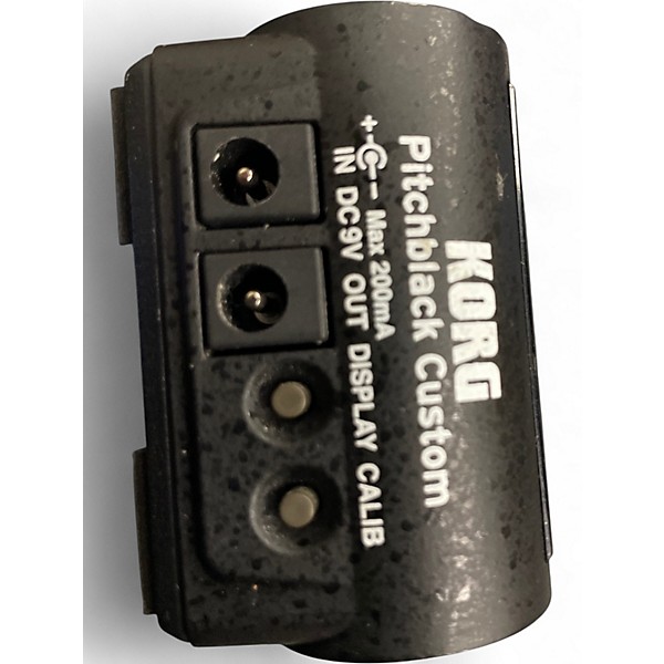 Used KORG PITCHBLACK CUSTOM Tuner Pedal