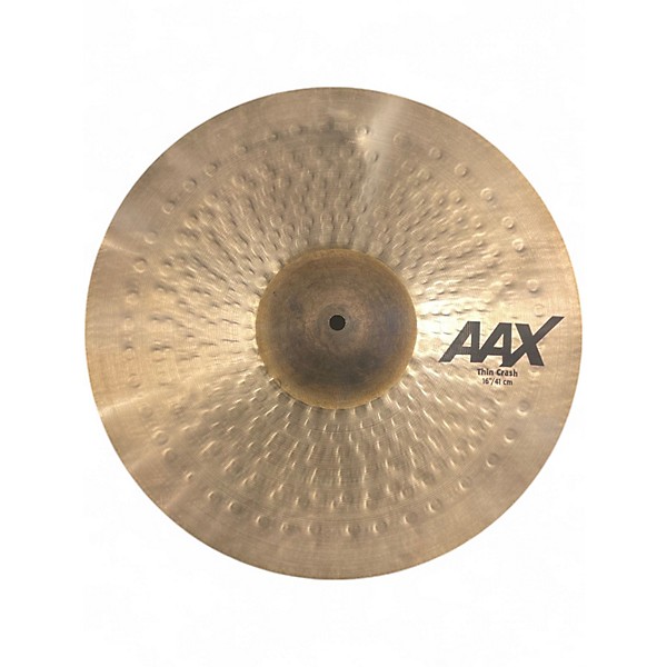 Used SABIAN 16in aax thin crash Cymbal