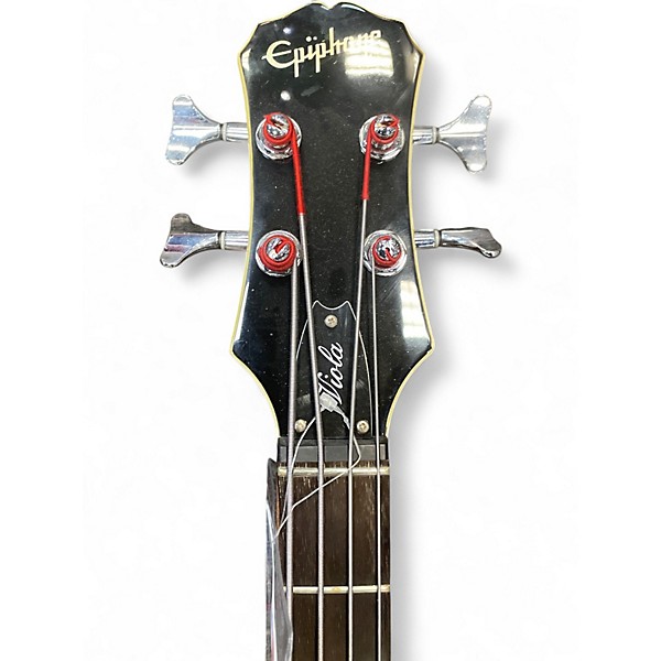 Used Epiphone Viola Vintage Sunburst Electric Bass Guitar