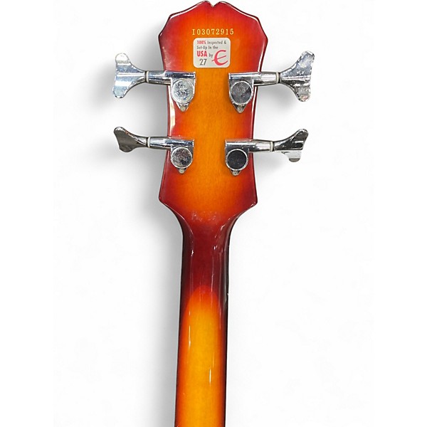 Used Epiphone Viola Vintage Sunburst Electric Bass Guitar