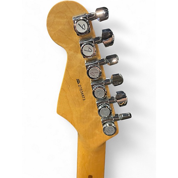 Used Fender American Standard Stratocaster Black Solid Body Electric Guitar