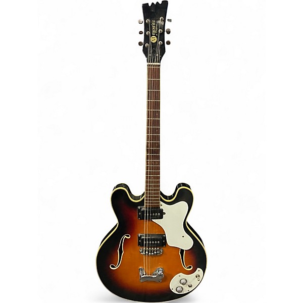 Vintage 1960s Mosrite Celebrity 2 Color Sunburst Hollow Body Electric Guitar