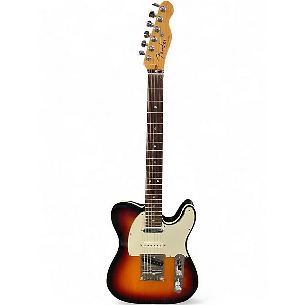 Vintage 1998 Fender Nashville Telecaster 2 Color Sunburst Solid Body Electric Guitar