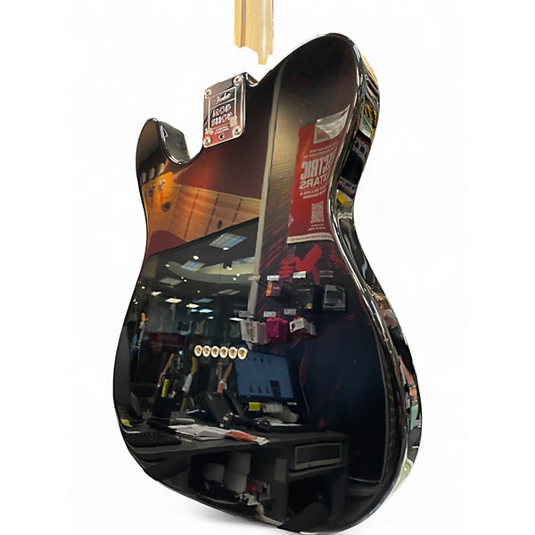 Used Fender Mod Shop Telecaster Black Solid Body Electric Guitar