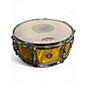 Used Gretsch Drums 6X14 Catalina Club Series Snare YELLOW SATIN FLAME Drum thumbnail