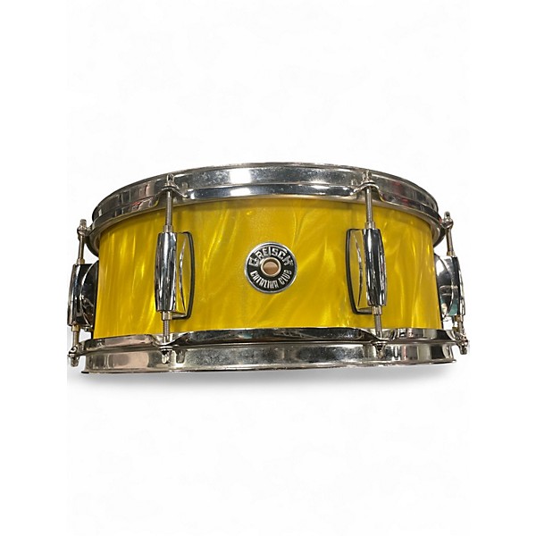 Used Gretsch Drums 6X14 Catalina Club Series Snare YELLOW SATIN FLAME Drum