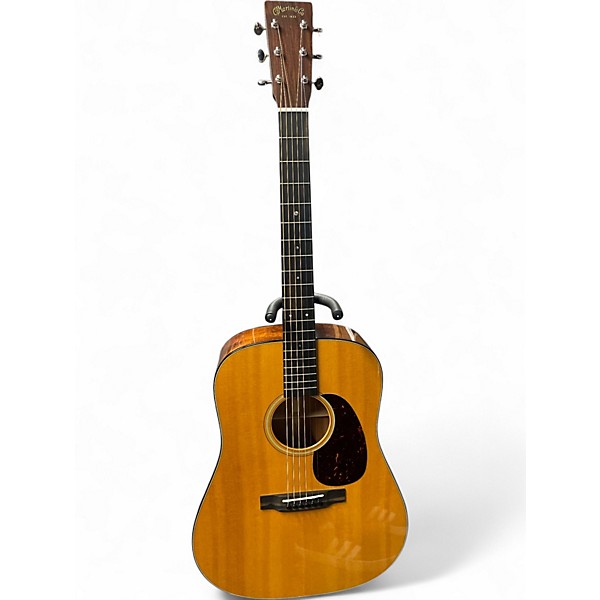 Used Martin D18 Natural Acoustic Guitar