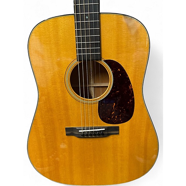 Used Martin D18 Natural Acoustic Guitar