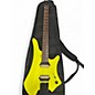 Used Agile EXOGENESIS HEADLESS 6 STRING NEON YELLOW Solid Body Electric Guitar thumbnail