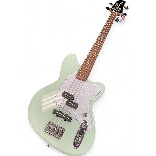 Used Ibanez TMB100 Mint Green Electric Bass Guitar