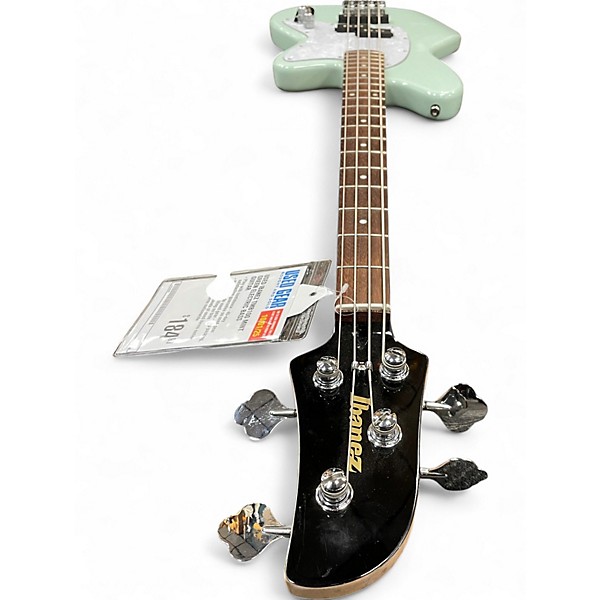 Used Ibanez TMB100 Mint Green Electric Bass Guitar