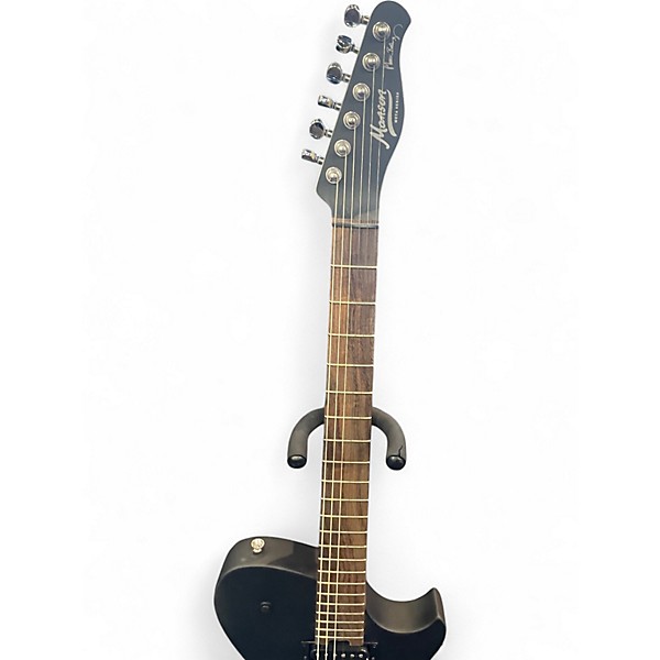 Used Manson Guitars META SERIES Black Solid Body Electric Guitar