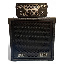 Used Peavey 6505 Piranha Head and Cab Guitar Stack