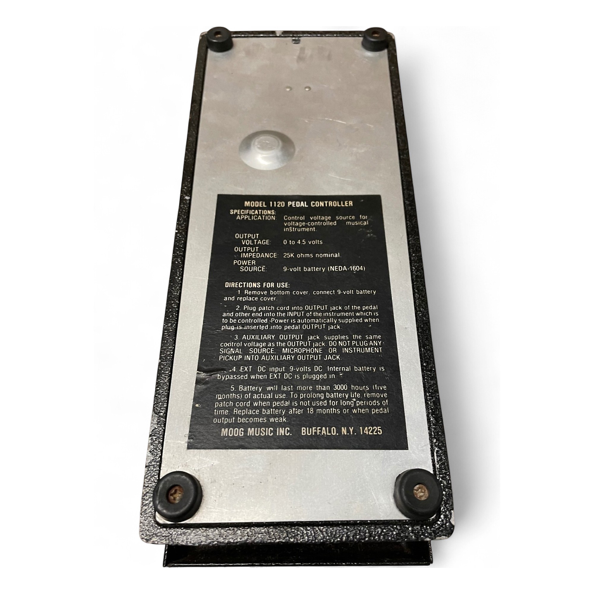 Used Moog Model 1120 Expression Pedal Pedal | Guitar Center