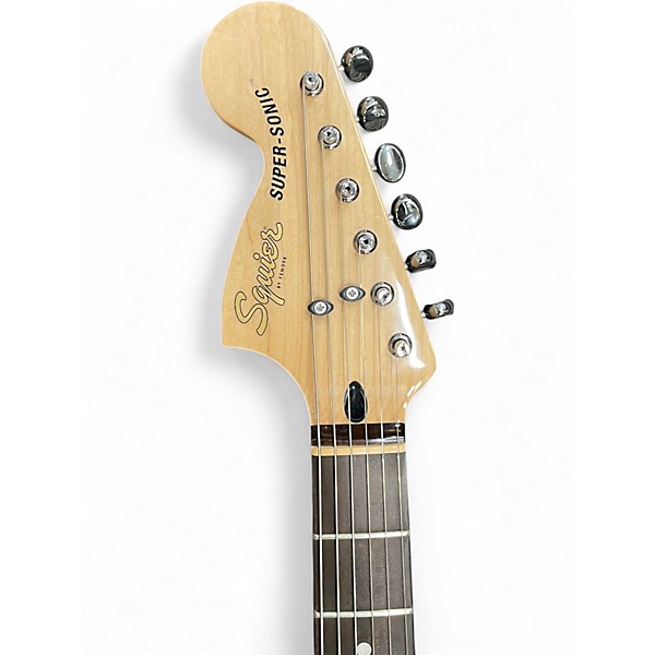 Used Squier Super-Sonic Shell Pink Solid Body Electric