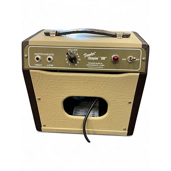 Used Fender Champion 600 5W 1X6 Tube Guitar Combo Amp