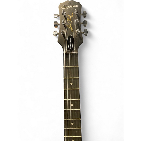 Used Epiphone Les Paul Special Vintage Edition Black Solid Body Electric Guitar