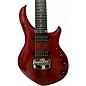 Used Ernie Ball Music Man Majesty 7 Crimson Red Trans Solid Body Electric Guitar