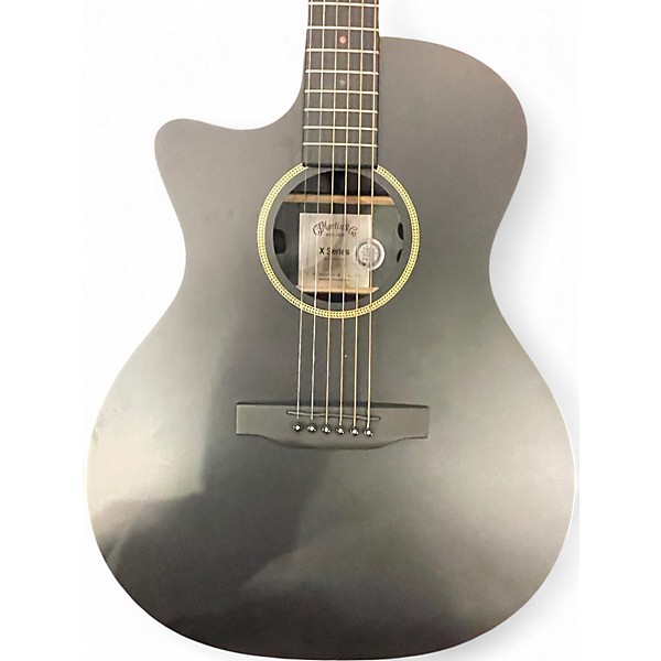 Used Martin GPC-X1 LEFT-HANDED Satin Black Acoustic Electric Guitar