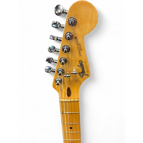 Used Fender ST-57 STRATOCASTER SATIN WHITE Solid Body Electric Guitar