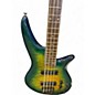 Used Jackson X SERIES SPECTRA AMBER BLUE BURST Electric Bass Guitar