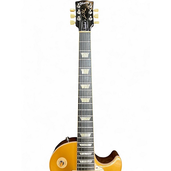 Used Gibson Gibson Les Paul Standard '50s Figured Top Gold Top Solid Body Electric Guitar