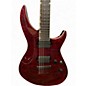 Used ESP LTD H3-1000 See Thru Black Cherry Solid Body Electric Guitar