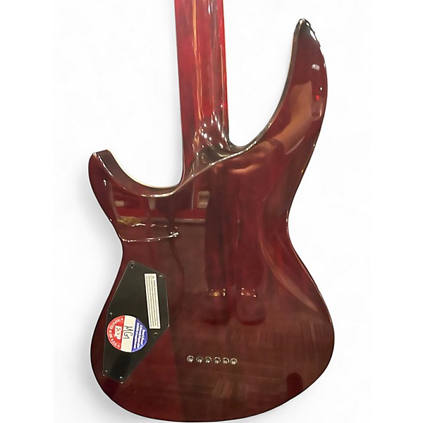 Used ESP LTD H3-1000 See Thru Black Cherry Solid Body Electric Guitar