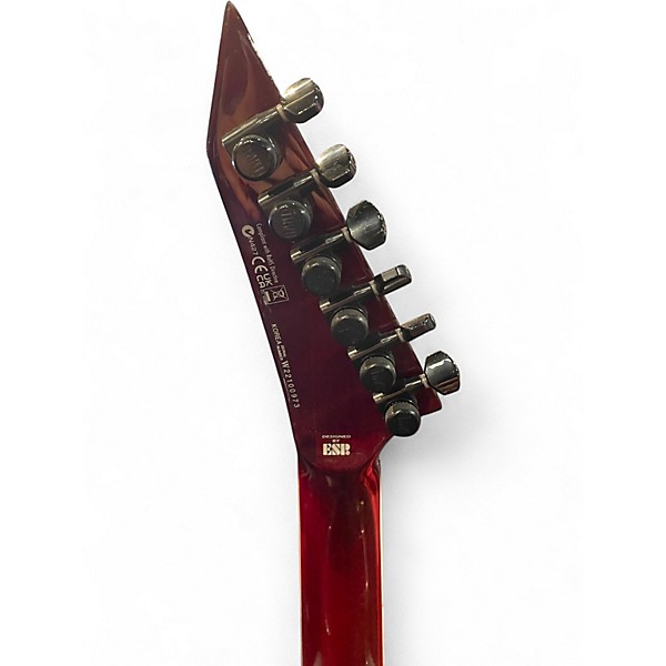 Used ESP LTD H3-1000 See Thru Black Cherry Solid Body Electric Guitar