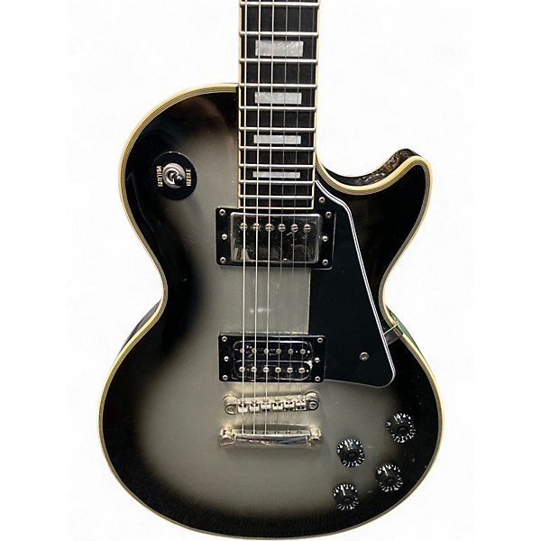 Used Epiphone Les Paul Custom Pro Silverburst Solid Body Electric Guitar