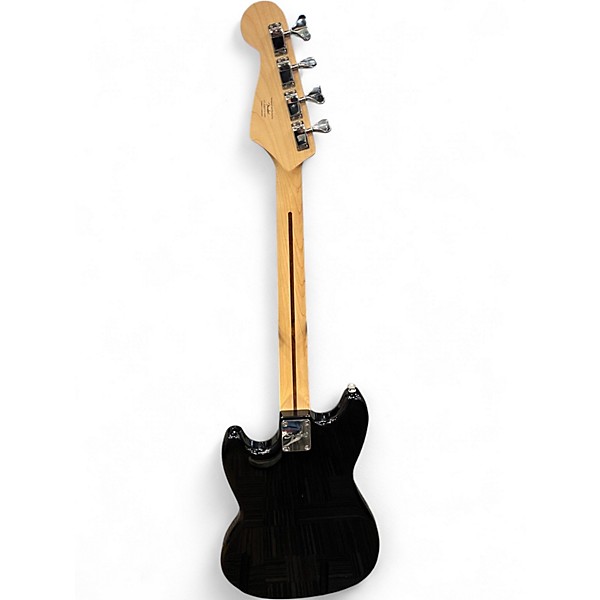 Used Squier Bronco Black Electric Bass Guitar Black | Guitar