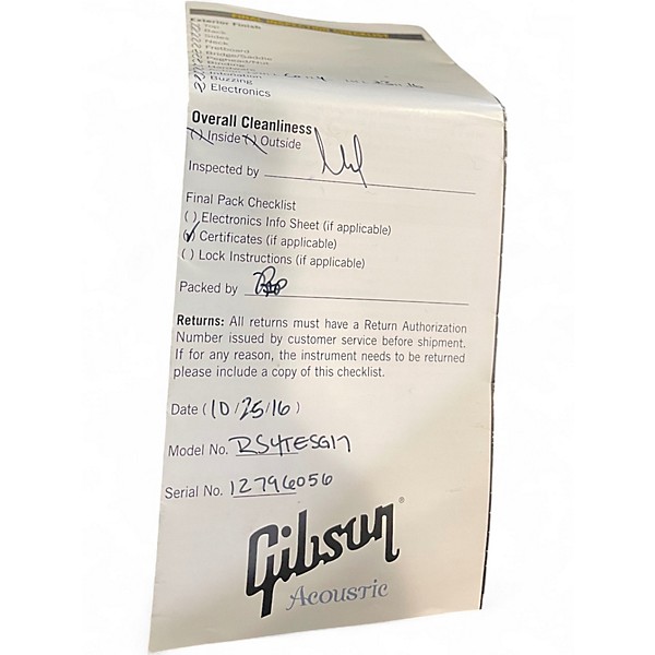 Used 2016 Gibson J45 Custom tonewood edition Natural Acoustic Electric Guitar