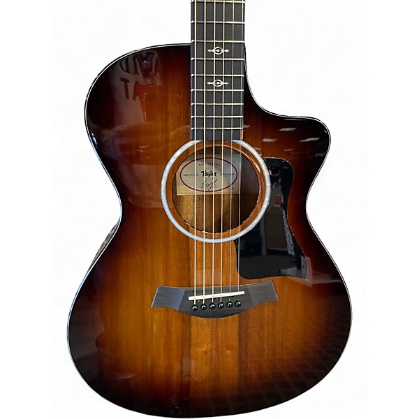 Used Taylor 222ceK-DLX 2 Color Sunburst Acoustic Guitar