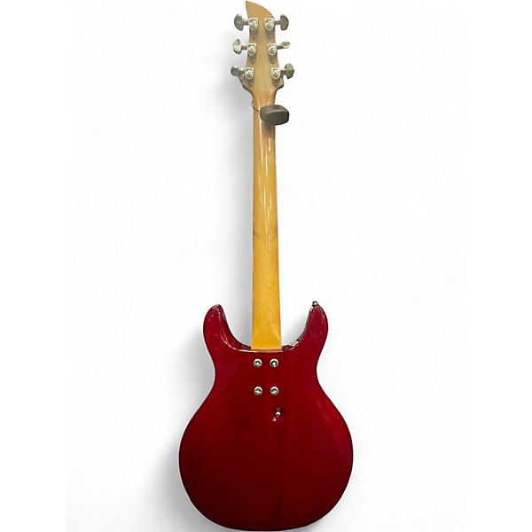 Used Ampeg AMG100 Trans Red Solid Body Electric Guitar