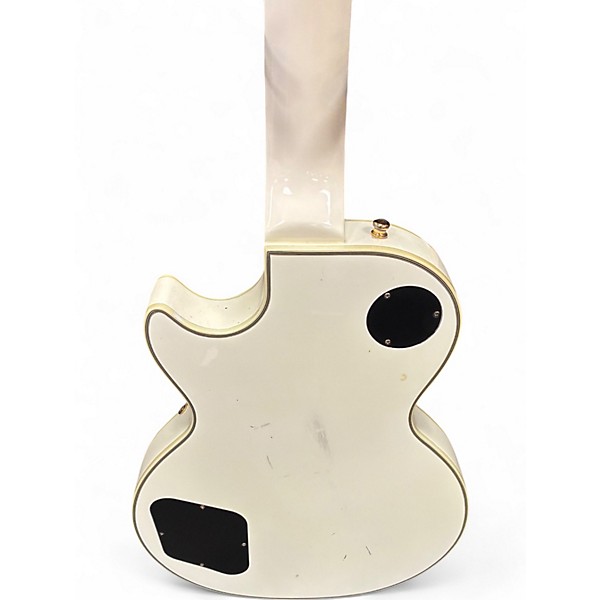 Used Epiphone Les Paul Custom Pro White Solid Body Electric Guitar