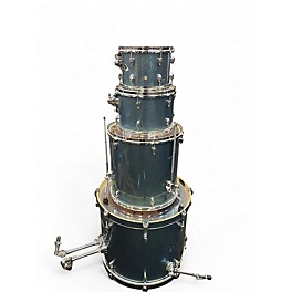 Used Pearl 5 Piece Export GLITTER AQUA Drum Kit
