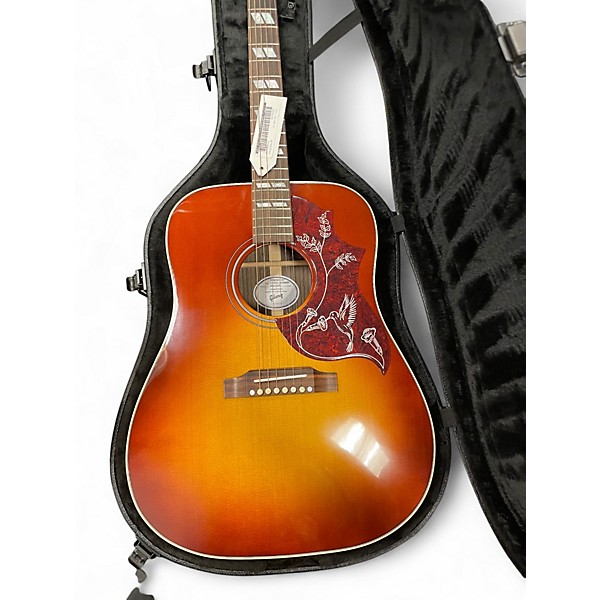 Used 2025 Gibson Hummingbird Studio 2 Tone Sunburst Acoustic Guitar