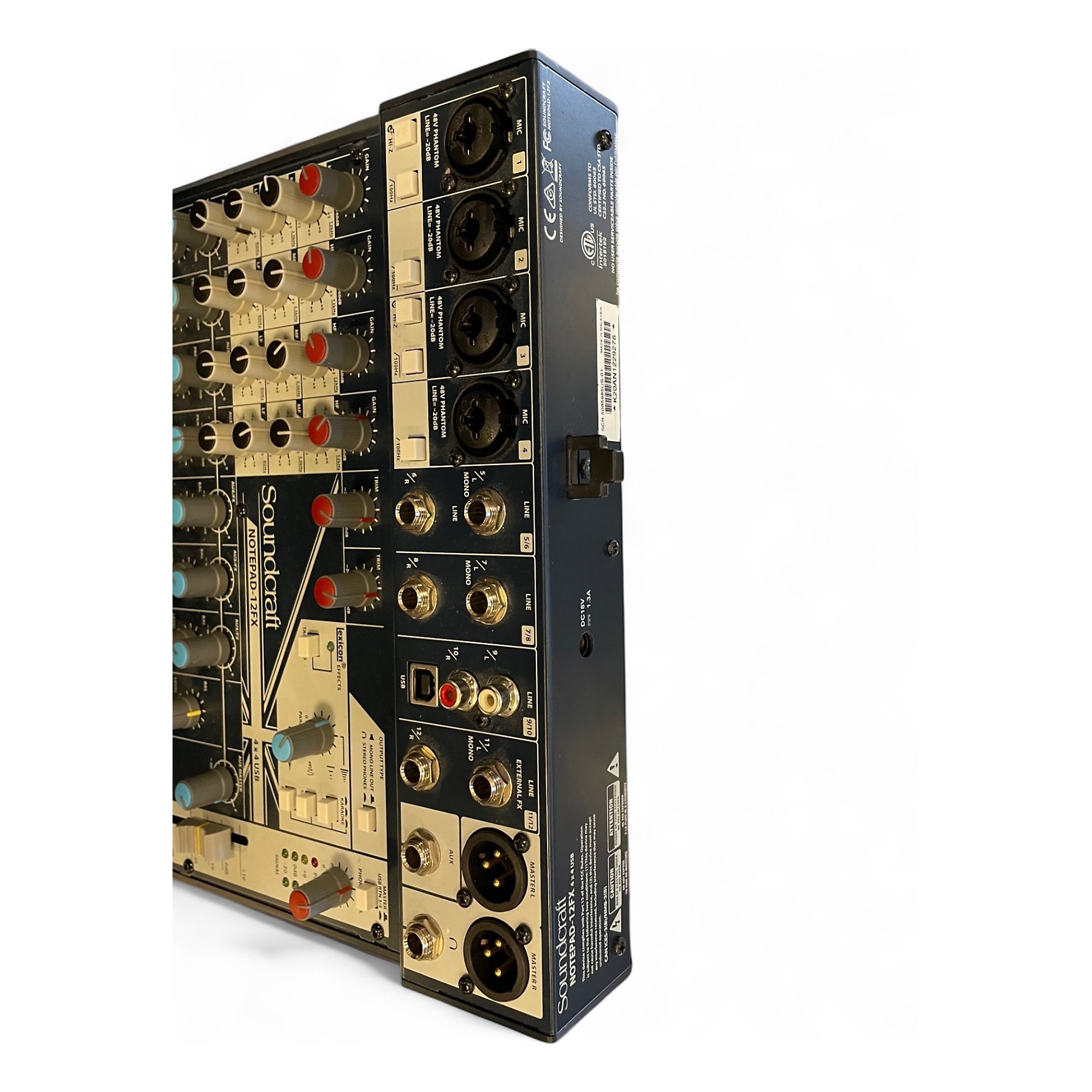 Soundcraft Notepad 12FX サウンドクラフトミキサーUSED Notepad-12FX | Soundcraft - Professional Audio Mixers | English